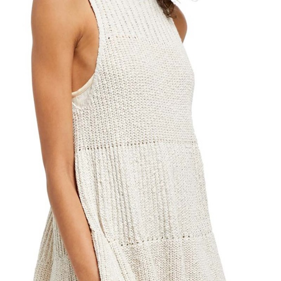 Free People Waterfall Ruffle Sweater Dress - Picture 2 of 4